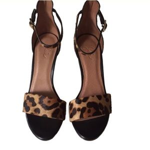 Leopard Calf Hair Heels
