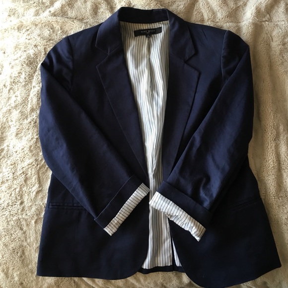Navy suit blazer