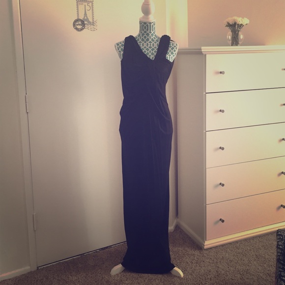 Black Backless Maxi dress