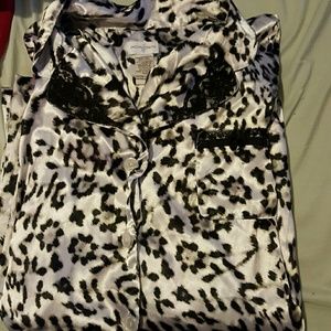 Silky Pajamas Top and Bottom