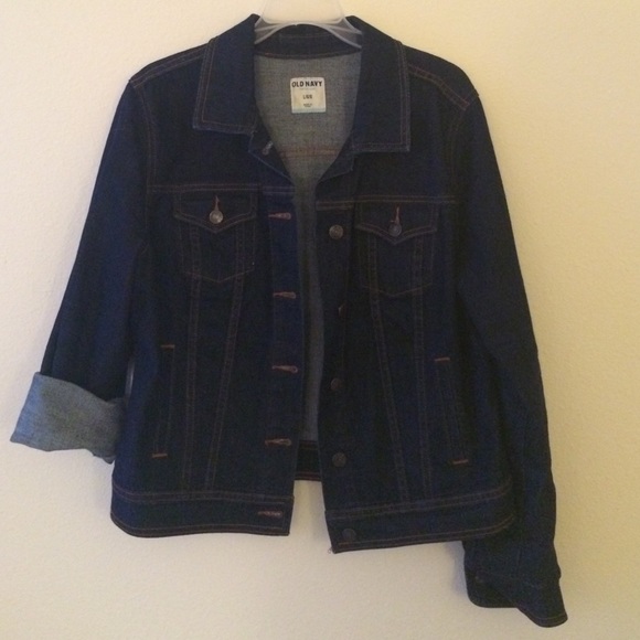 Dark wash denim jacket