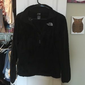 North face fleece zip