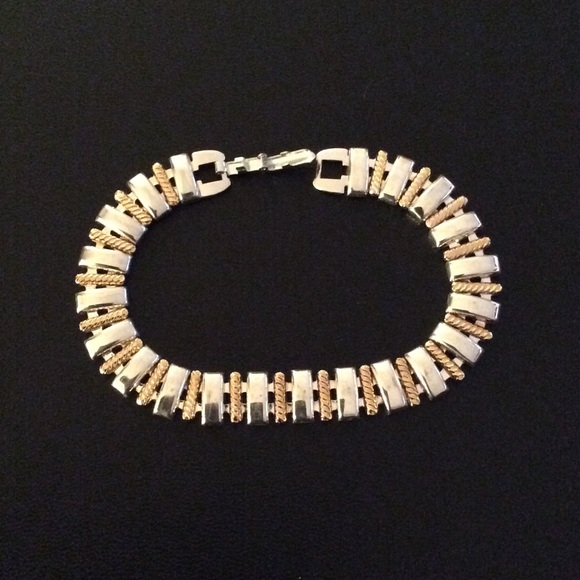 Napier Silver & Gold Bracelet