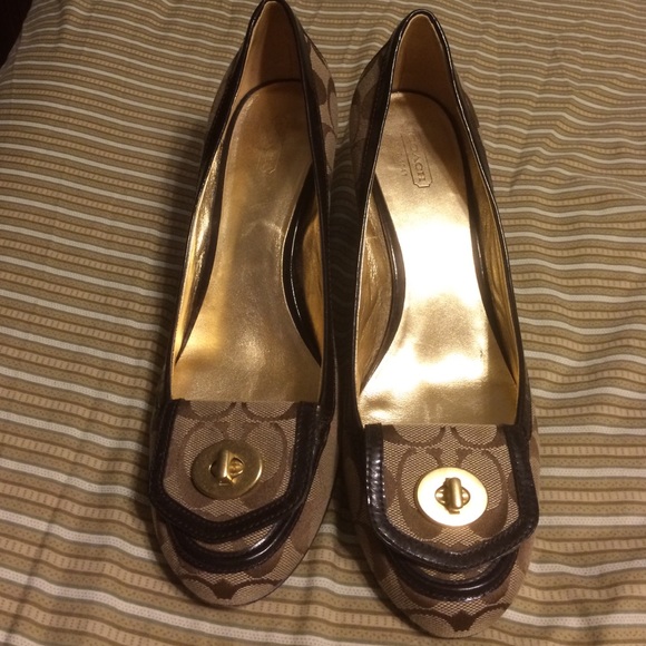 Coach Heeled Loafers