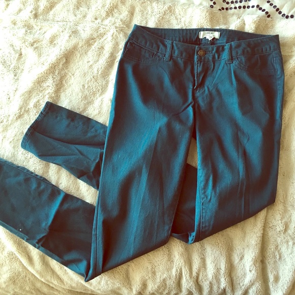 Teal jeans