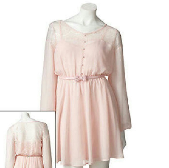 Candies lace chiffon dress - Picture 1 of 4