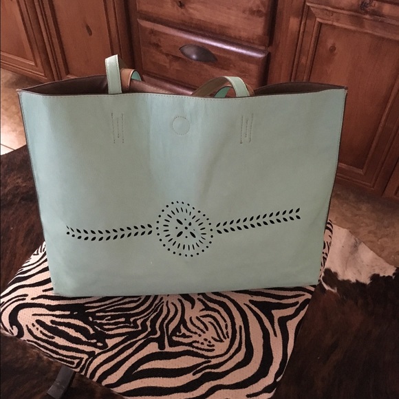 Mint green handbag - Picture 2 of 2