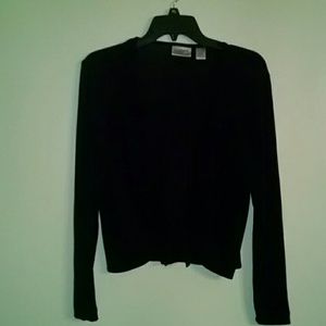 Chico's Travelers slinky black cardigan