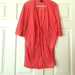 Salmon Bathing suit cover up