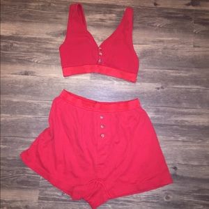 Victoria's Secret pajamas.