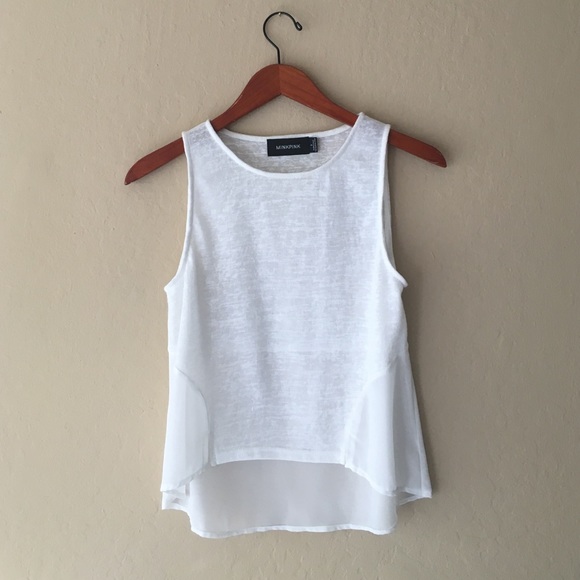 Hi Low Sheer Tank Top by MinkPink