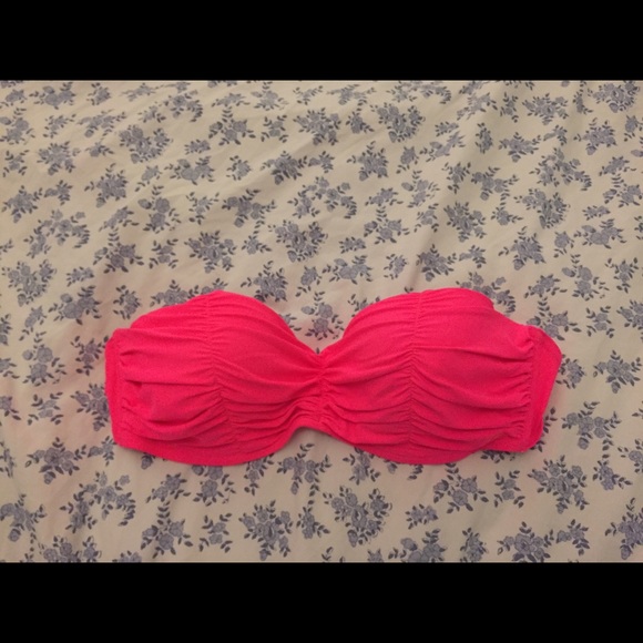 Hot pink bandeau top