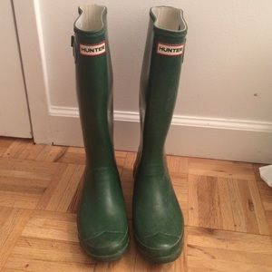 Hunter tall rain boots