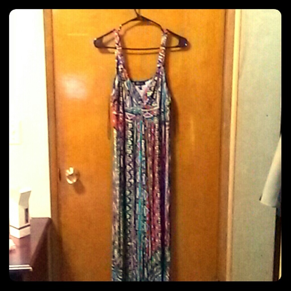 Spense colorful maxi dress