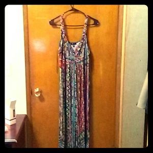 Spense colorful maxi dress