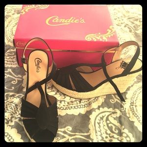 Candies Black Platforms