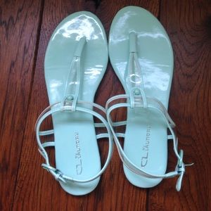 CL Laundry Teal Sandals