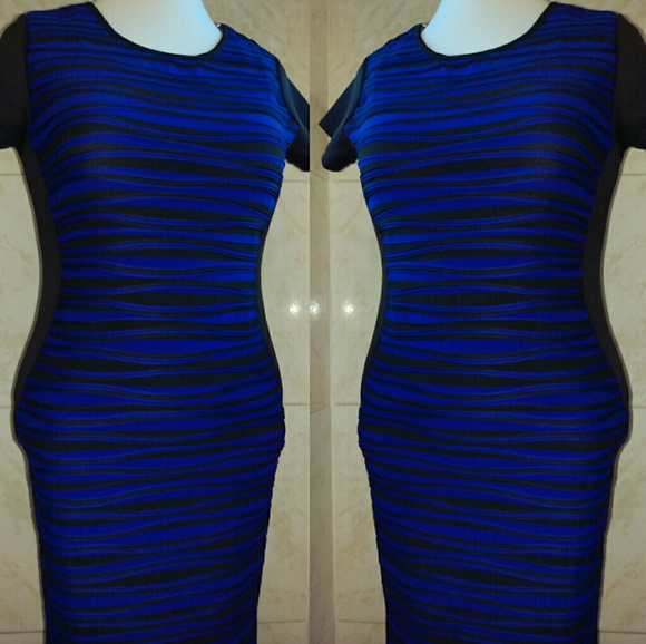 Bandage Dress, black and blue, never been worn.