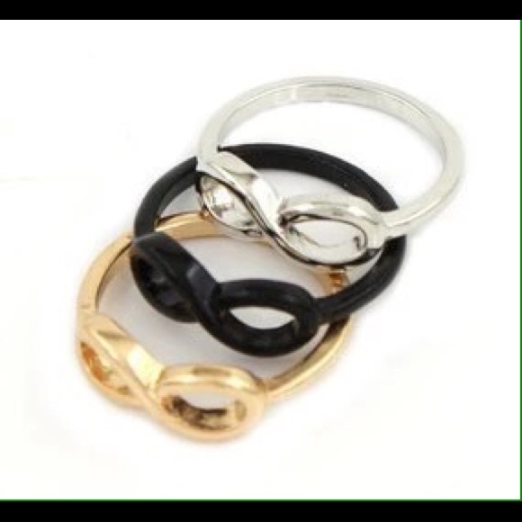 • 2 Pcs Infinity Rings • - Picture 2 of 2