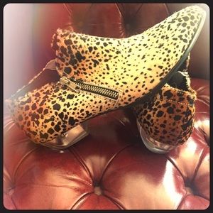 Matisse leopard ankle boots