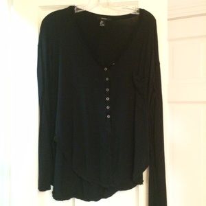 Black Forever 21 Shirt