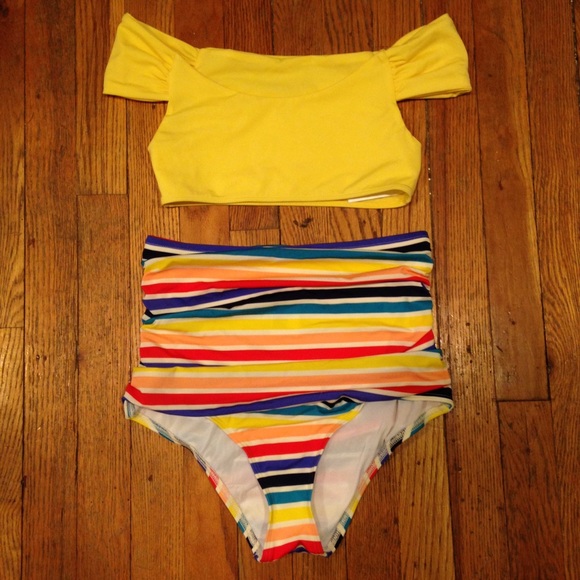 Urban Outfitters Other - Off-the-Shoulder + High-waisted Bikini by UO