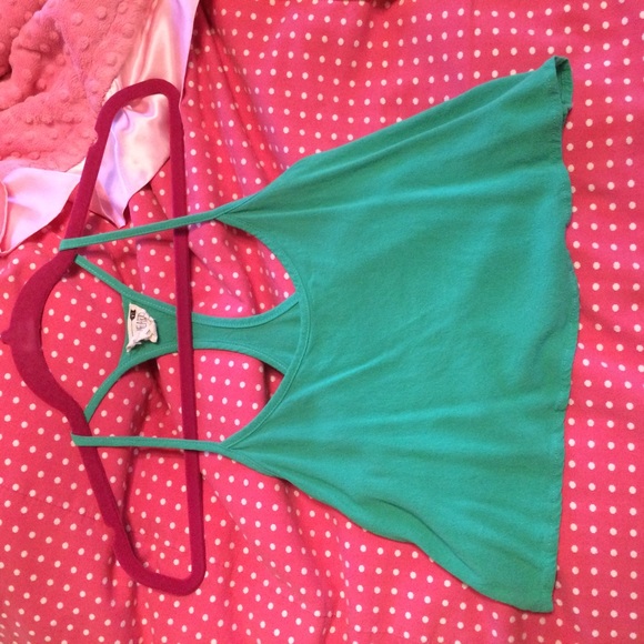 Teal Crop Top