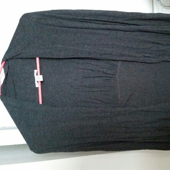 Gray cardigan