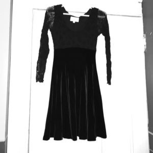 Lace and Velvet dress