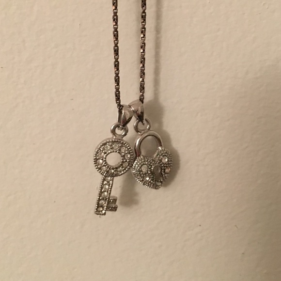 Heart and Key Necklace