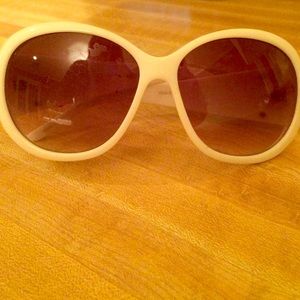 Sunglasses white with jewels