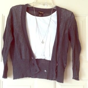 Cropped button-down O'neill cardigan