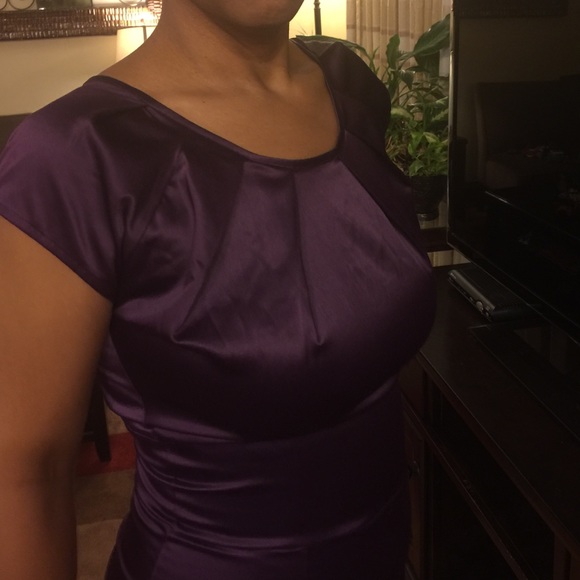 Shabby Apple eggplant LA dress - Picture 2 of 3