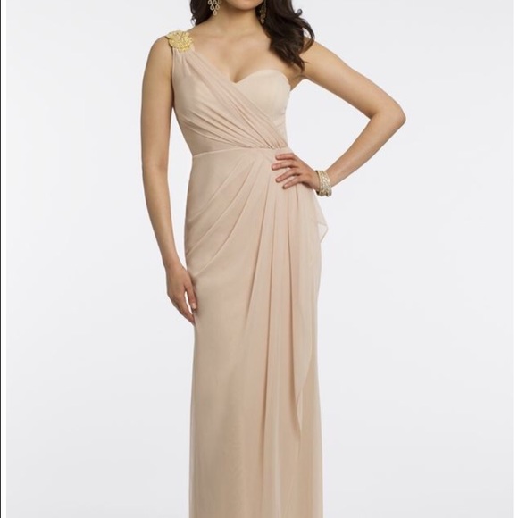 One shoulder prom dress