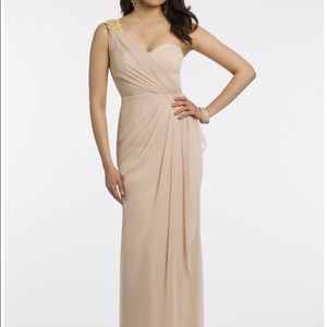 One shoulder prom dress