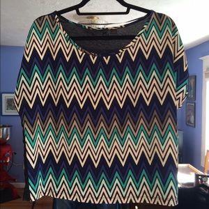 H&M Geometric Print Top
