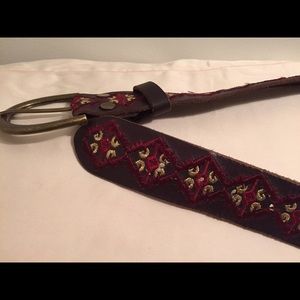 Ethnic embroidered belt