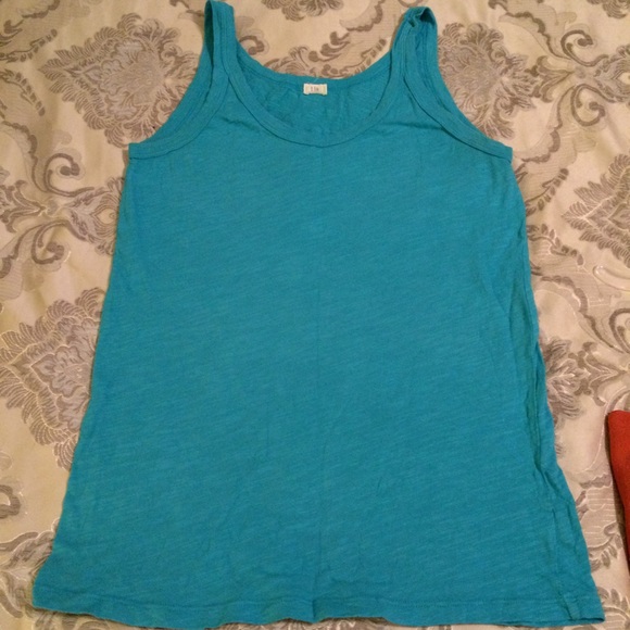 Anthropologie Turquoise Tank