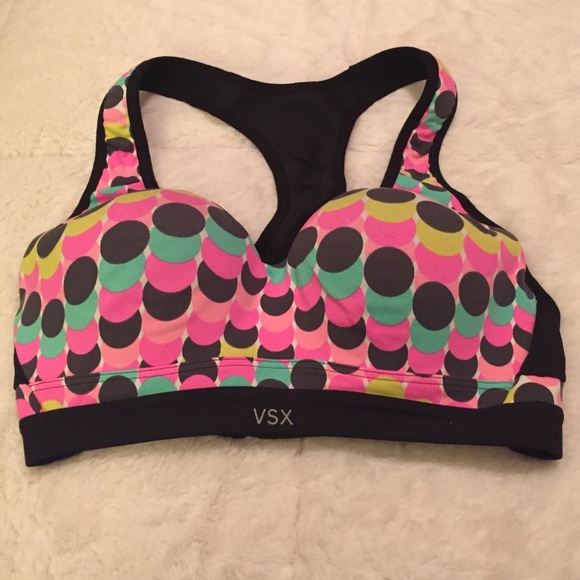 Vsx polka dot incredible sports bra
