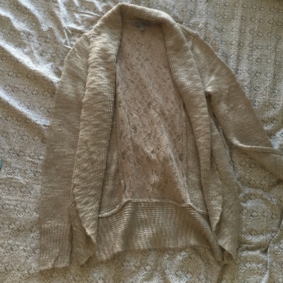 Lace Back Sweater