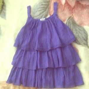 ✨Girls XS Purple Layered Blouse✨