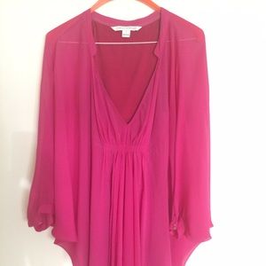 DVF Fluerette Pink dress size 6