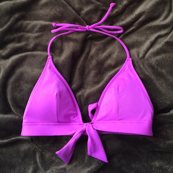 Victoria's Secret Other - NWOT Victoria's Secret Purple Push-up Triangle Top