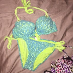 Two push-up Victoria's Secret bathing suits