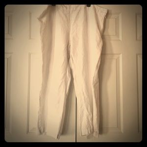 White Linen Pants