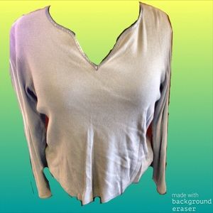 Covington ice blue 3/4 stretch tee