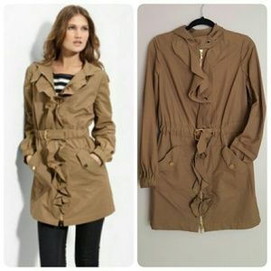 Tory Burch Warren Ruffle Coat