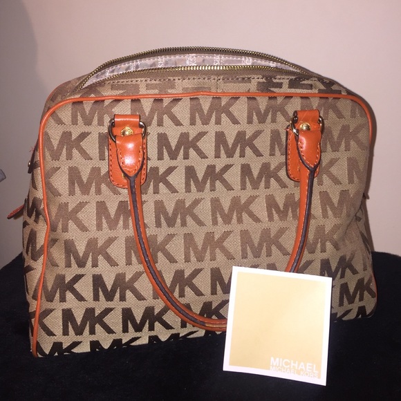 Authentic Mk Brown/Orange Handbag