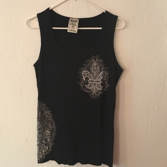 Black Vocal Tank Top
