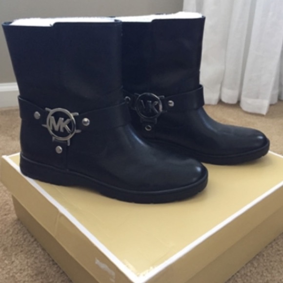 michael kors biker boots